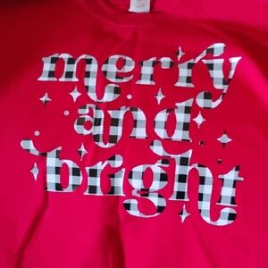 Kids Red 'Merry and Bright' Shirt